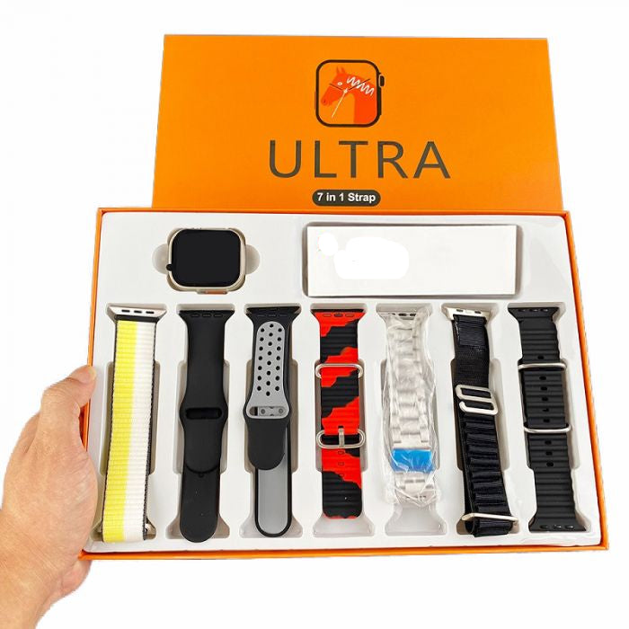 SMART WATCH ULTRA WITH 7 STRAPS